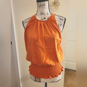 Express ~ Shirred Sleeveless Blouse